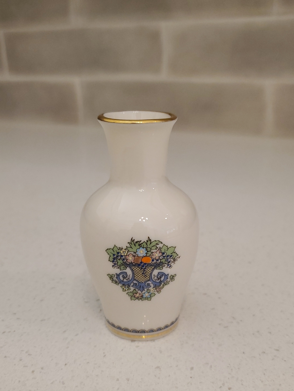 Lenox Autumn Miniature Mini Bud Vase USA 3 1/2 in